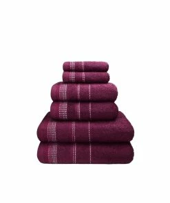 Rapport Berkley Towel In Mulberry - Pack Of 6