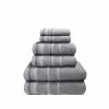 Rapport Berkley Towel In Silver - Pack Of 6 -Enchante Home-shop M05063107561756 3580437157