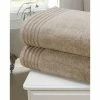 Rapport Soft Touch Towel In Taupe - Pack Of 2