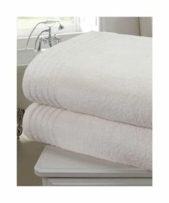 Rapport Soft Touch Towel (Pack Of 2) - White