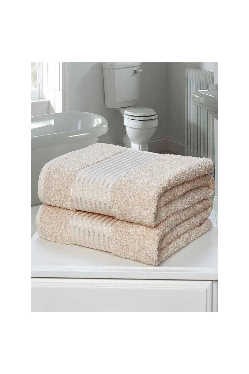 Rapport Windsor Towel In Biscuit - Pack Of 2 3 Rapport Windsor Towel In Biscuit - Pack Of 2