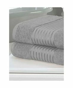 Rapport Windsor Towel - Pack Of 2 - Silver