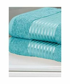 Rapport Windsor Towel (Pack Of 2) - Turquoise