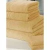 Rapport So Soft Towel Set In Ochre - Pack Of 6 -Enchante Home-shop M05063107571144 1669805755