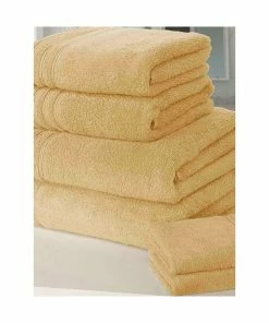Rapport So Soft Towel Set In Ochre - Pack Of 6
