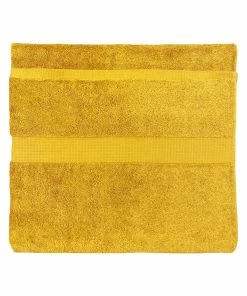 Paoletti Cleopatra Egyptian Cotton Bath Towel - Ochre Yellow