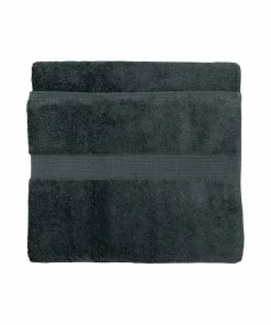 Paoletti Cleopatra Egyptian Cotton Hand Towel - Charcoal