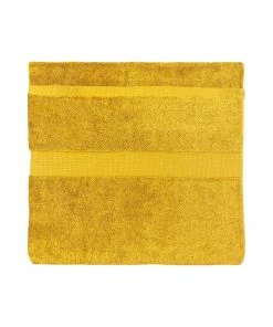 Paoletti Cleopatra Egyptian Cotton Hand Towel - Ochre Yellow