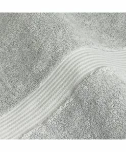 Paoletti Cleopatra Egyptian Cotton Hand Towel - Silver -Enchante Home-shop M05063107627513 479643642