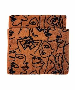 Furn Everybody Abstract Jacquard Bath Towel - Pecan