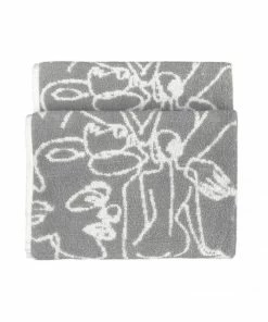 Furn Everybody Abstract Jacquard Hand Towel - Gray