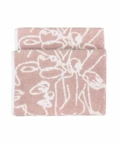 Furn Everybody Abstract Jacquard Hand Towel - Blush