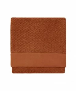 Furn Textured Woven Hand Towel - Pecan