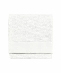 Furn Textured Woven Hand Towel - White
