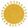 Furn Circle Tassel Mandala Bath Mat One Size - Ochre Yellow -Enchante Home-shop M05063238114890 36893316