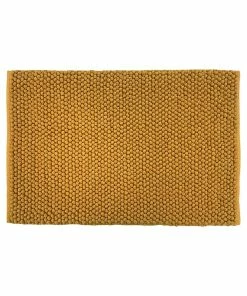 Furn Bobble Bath Mat Ochre Yellow - One Size