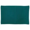 The Linen Yard Oft Rectangular Bath Mat - Teal