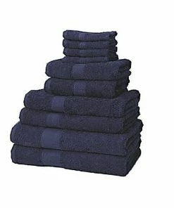 GENERIC Egyptian Cotton Hand Towel One Size - Navy