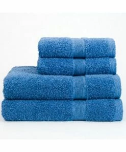 GENERIC Egyptian Cotton Face Towel - Electric Blue - Pack Of 2/One Size
