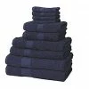 GENERIC Egyptian Cotton Bath Sheet - Navy - One Size -Enchante Home-shop M05063238452978 2581568485