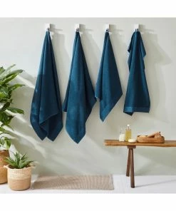 Furn Textured Weave Bath Towel - Blue - 130 Cm X 70 Cm 7 Furn Textured Weave Bath Towel - Blue - 130 Cm X 70 Cm -Enchante Home-shop M05063238782167 1489428447