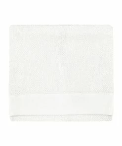 Furn Textured Weave Bath Towel - White - 130 Cm X 70 Cm