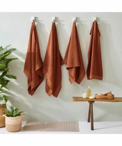 Furn Textured Weave Bath Towel - Pecan - 130 Cm X 70 Cm -Enchante Home-shop M05063238782211 1771550117