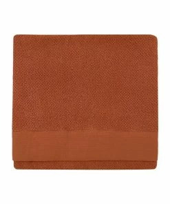 Furn Textured Weave Bath Towel - Pecan - 130 Cm X 70 Cm