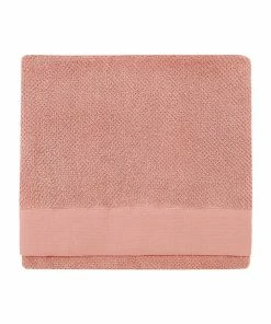 Furn Textured Weave Bath Towel - Blush - 130c M X 70 Cm