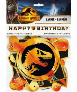 Unique Jurassic World Dominion Jointed Birthday Banner [1 Per Pack] Gifts